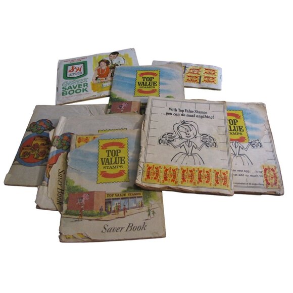 S& H Green Stamps Top Value Stamps  Lot of Books and Loose Stamps Ephemera - Picture 1 of 3